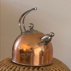 VINTAGE copper tea kettle